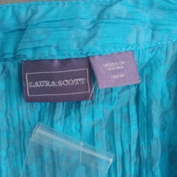 Laura Scott Button-up Blouse Size Medium - Picture 5 of 5